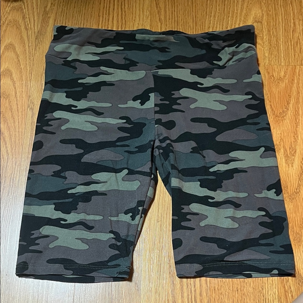 Forever 21 Camouflage Bike Shorts